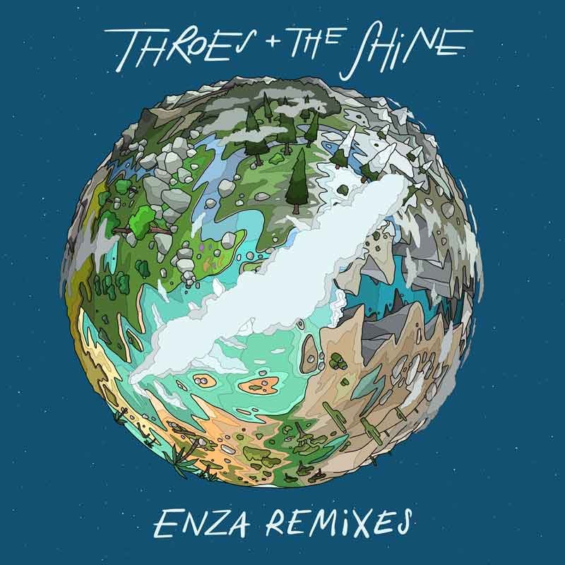 album cover enza remixes by Throes + The Shine