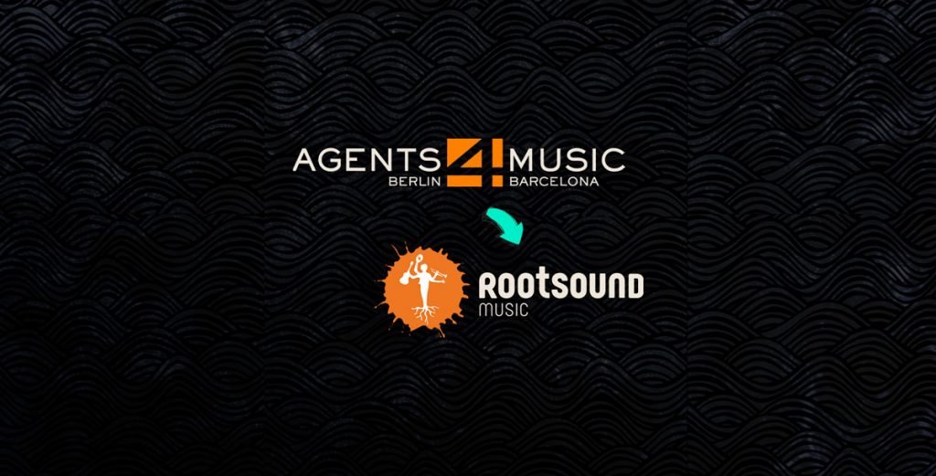 logos de agents 4 music y rootsound music