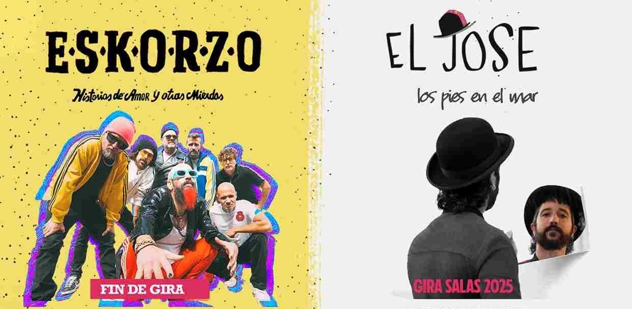 Eskorzo y El Jose en concierto con promoción de entradas